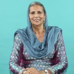 Sikh woman wearing a chunni